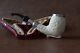 Ornate Fancy Bent Pipe Block Meerschaum-new-hand Carved With Case#1704