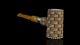 Ornate Hammer Pipe By Ege Block Meerschaum-new-handcarved Silver Band Case#701