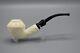 Ornate Rhodesian Pipe New Block Meerschaum Handmade With Fitted Case#1245