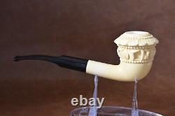 Ornate Topkapi Calabash Pipe New-block Meerschaum Handmade W Case#1287