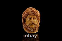 Ottoman King/pasha Pipe By Erdogan EGE Handmade Block Meerschaum-NEW W CASE#1600
