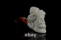 Ottoman King/pasha Pipe By Erdogan EGE Handmade Block Meerschaum-NEW W CASE#161