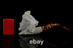 Ottoman King/pasha Pipe By Erdogan EGE Handmade Block Meerschaum-NEW W CASE#161