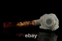 Ottoman King/pasha Pipe By Erdogan EGE Handmade Block Meerschaum-NEW W CASE#161