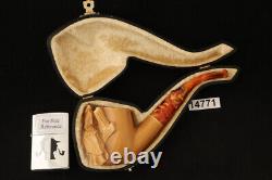 Owl Block Meerschaum Pipe with fitted case 14771