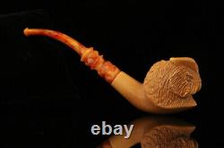 Owl Block Meerschaum Pipe with fitted case M1998