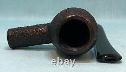 Peterson Block Meerschaum, 87 Apple, Black Rusticated, Excellent Condition