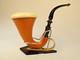 Pioneer Calabash Gourd Sherlock Holmes Pipe Turkish Block Meerschaum New Stem
