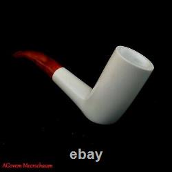 Poker Meerschaum Pipe, Estate pipe, Antique Block Meerschaum, Tobacco AGM-994