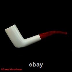 Poker Meerschaum Pipe, Estate pipe, Antique Block Meerschaum, Tobacco AGM-994