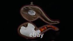 Popeye Figure Smoking Pipe Handmade Block Meerschaum-NEW Custom Fitted CASE#140