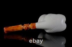 Popeye Figure Smoking Pipe Handmade Block Meerschaum-NEW Custom Fitted CASE#427