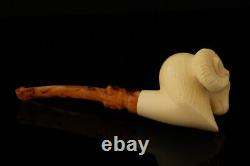 Ram Block Meerschaum Pipe with fitted case 14256