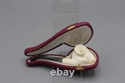 Ram Figure Pipe By Cevher Block Meerschaum Handmade NEW With Case#1853