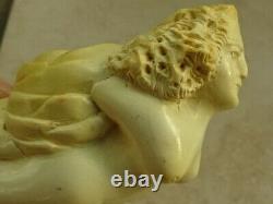 Rare Naked Lady Pipe, Vintage, Unsmoked Block Meerschaum Pipe