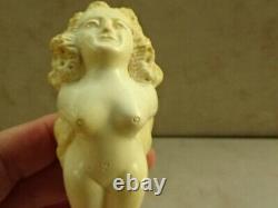 Rare Naked Lady Pipe, Vintage, Unsmoked Block Meerschaum Pipe