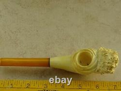 Rare Naked Lady Pipe, Vintage, Unsmoked Block Meerschaum Pipe