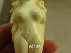 Rare Naked Lady Pipe, Vintage, Unsmoked Block Meerschaum Pipe