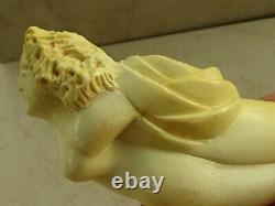 Rare Naked Lady Pipe, Vintage, Unsmoked Block Meerschaum Pipe