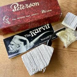Rare! Peterson's Meerschaum Block Karvit Estate Pipe Carve Yourself Kit