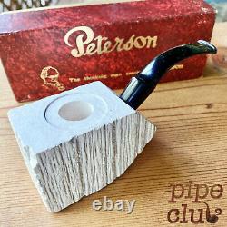 Rare! UNSMOKED Peterson's Meerschaum Block Karvit Estate Pipe Carve Yourself