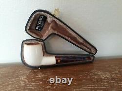 Rattray's Genuine Block Meerschaum Tobacco Smoking Pipe Billiard Style