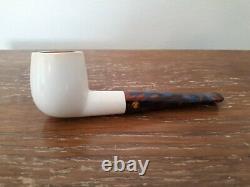 Rattray's Genuine Block Meerschaum Tobacco Smoking Pipe Billiard Style