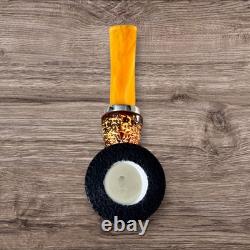 Reverse Calabash Handmade Block Meerschaum Pipe (Air Room)