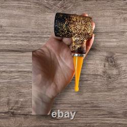 Reverse Calabash Handmade Block Meerschaum Pipe (Air Room)