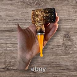 Reverse Calabash Handmade Block Meerschaum Pipe (Air Room)