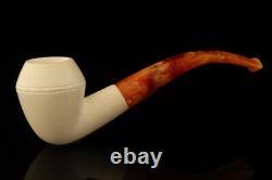 Rhodesian Block Meerschaum Pipe with fitted case 14077