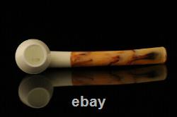 Rhodesian Block Meerschaum Pipe with fitted case M1234