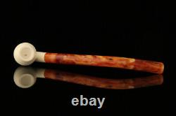 Rhodessian Churchwarden Block Meerschaum Pipe with fitted case M2103