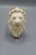 Roaring Lion Figure Pipe Block Meerschaum Handmade New W Case#1406