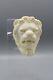 Roaring Lion Figure Pipe Block Meerschaum Handmade New W Case#1466