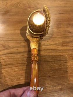 Roman Gladiator Pipe BY KENAN Block Meerschaum-NEW WITH CASE