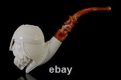 Royal Knight Pipe By Erdogan EGE Handmade Block Meerschaum-NEW W CASE#85