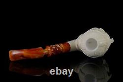 Royal Knight Pipe By Erdogan EGE Handmade Block Meerschaum-NEW W CASE#85