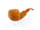 S. Yanik Meerschaum Pipe Hand-carved Apple Shape Smoking Pipe Block Meerschaum