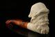 Santa Claus Hand Carved Block Meerschaum Pipe With Custom Case 11398