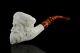 Scottish Man Figure Pipe Block Meerschaum Handmade New W Custom Case#1604