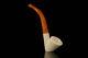 Self Sitter Block Meerschaum Pipe With Fitted Case M1334