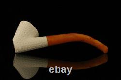 Self Sitter Block Meerschaum Pipe with fitted case M1334