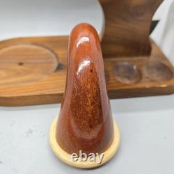 Sherlock CALABASH PIPE BLOCK MEERSCHAUM BOWL GOURD Briar Near Mint Restored