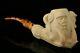 Sherlock Dr Watson Eagle's Claw Block Meerschaum Pipe With Case 10258