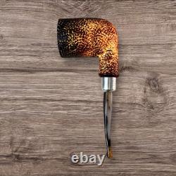 Silver Handmade Block Meerschaum Pipe (Air Room)