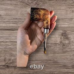 Silver Handmade Block Meerschaum Pipe (Air Room)