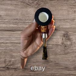 Silver Handmade Block Meerschaum Pipe (Air Room)