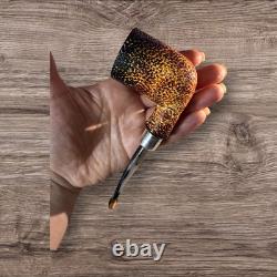 Silver Handmade Block Meerschaum Pipe (Air Room)