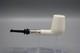 Silver Spigot Billiard Pipe-block Meerschaum-new-hand Carved W Case#1664
